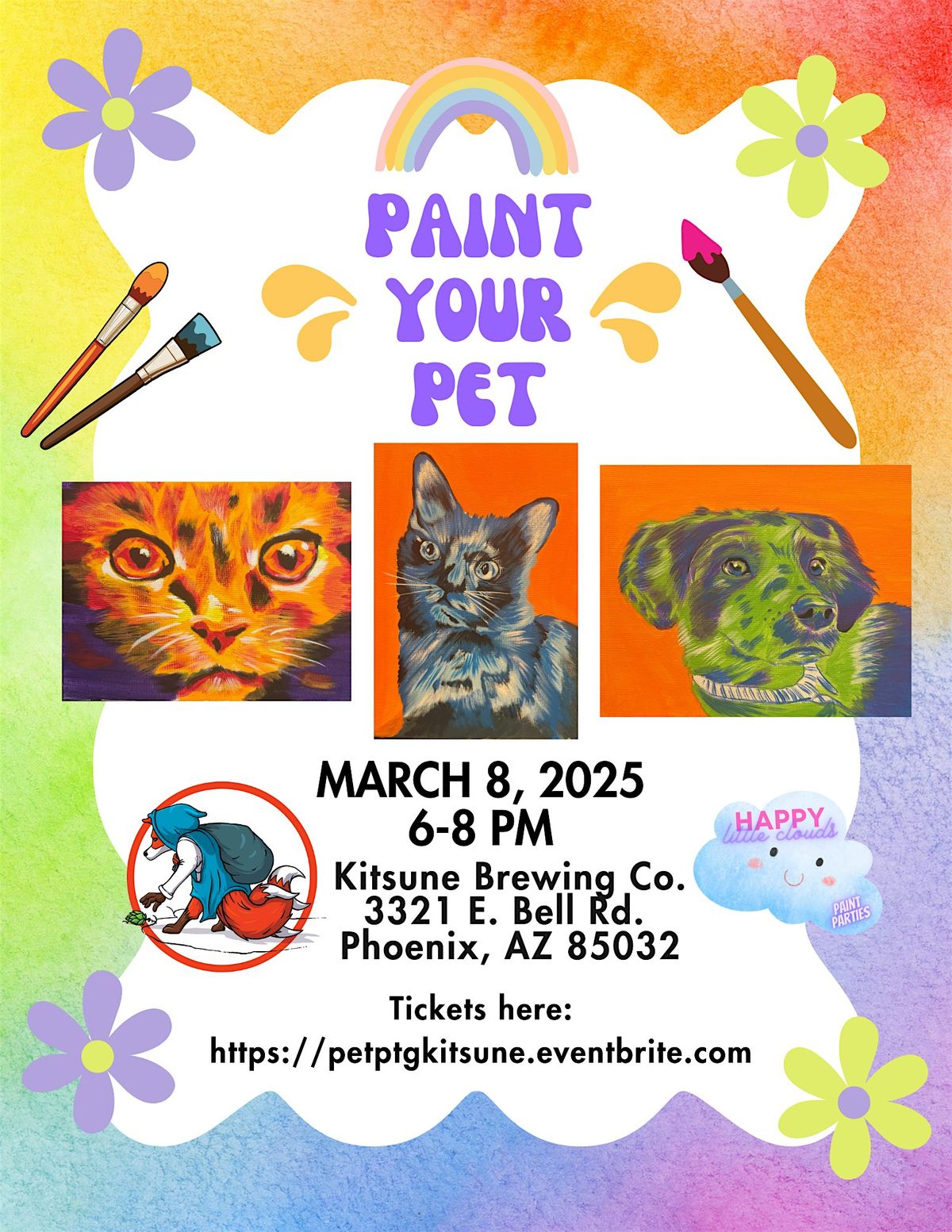 Paint your Pet at Kitsune Brewing Co.!