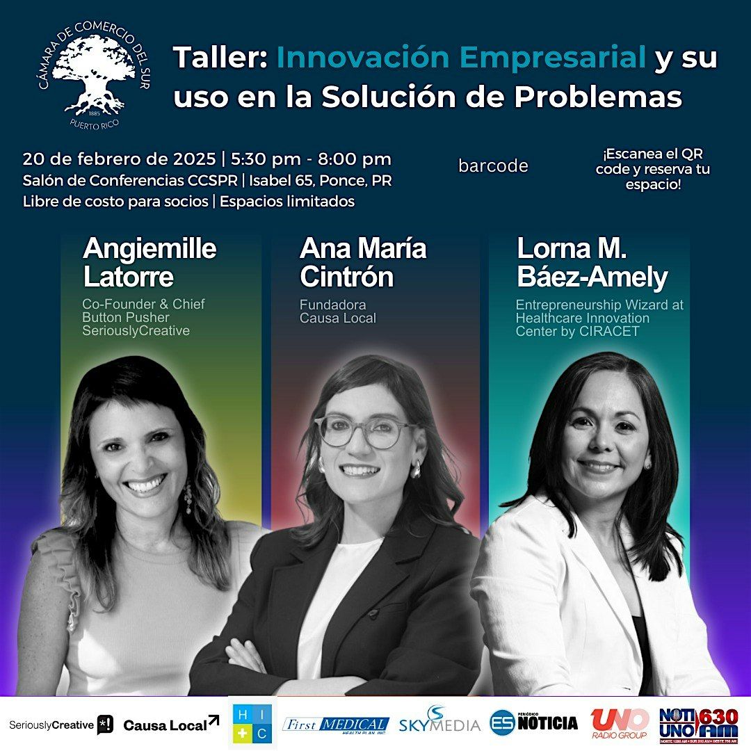 Taller: Innovaci\u00f3n Empresarial y Su Uso En La Soluci\u00f3n De Problemas