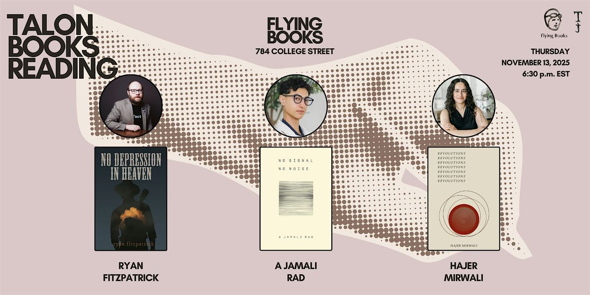 A Talonbooks Reading