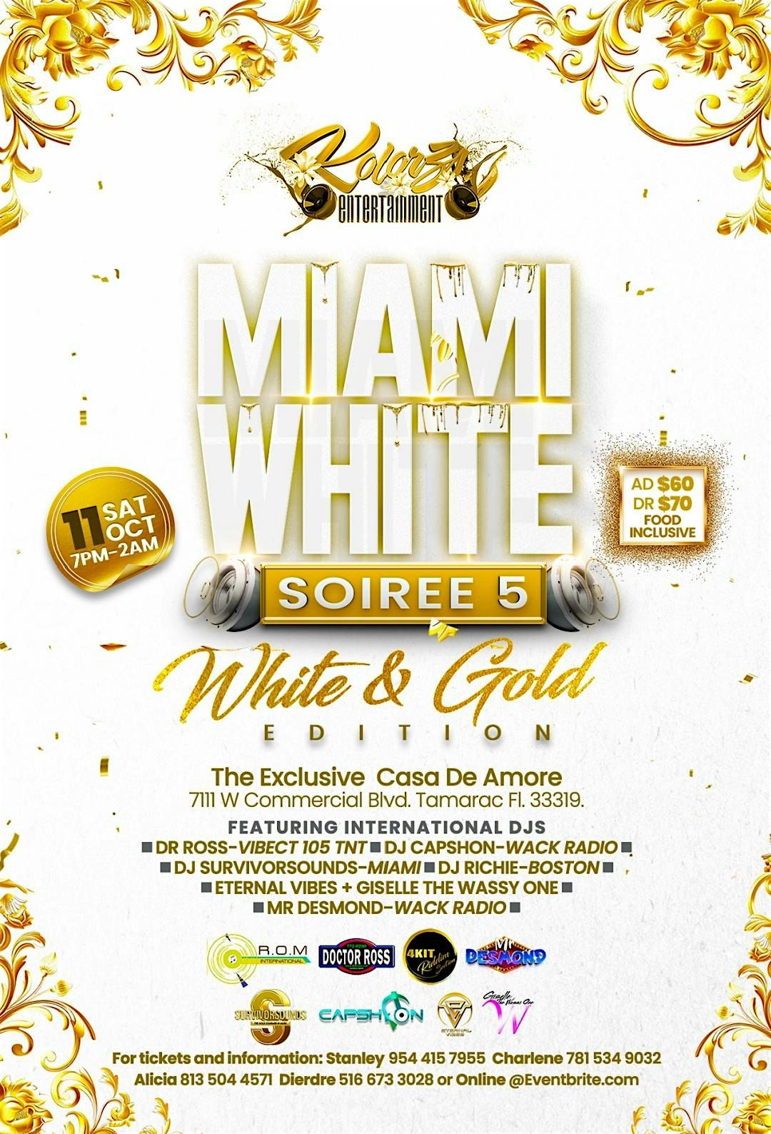 Miami White "Soiree 5"