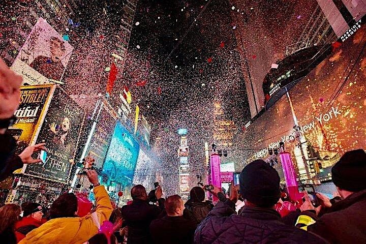 NYE: Times Square Drinking Adventure with Live Ball Drop View