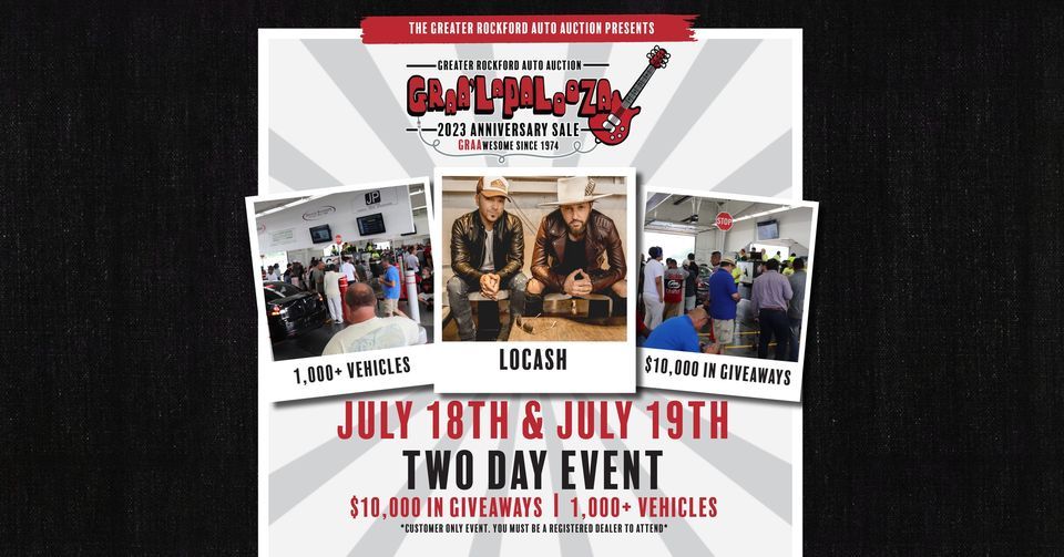 GRAAlapalooza 2023 Day 1, Greater Rockford Auto Auction, 18 July 2023