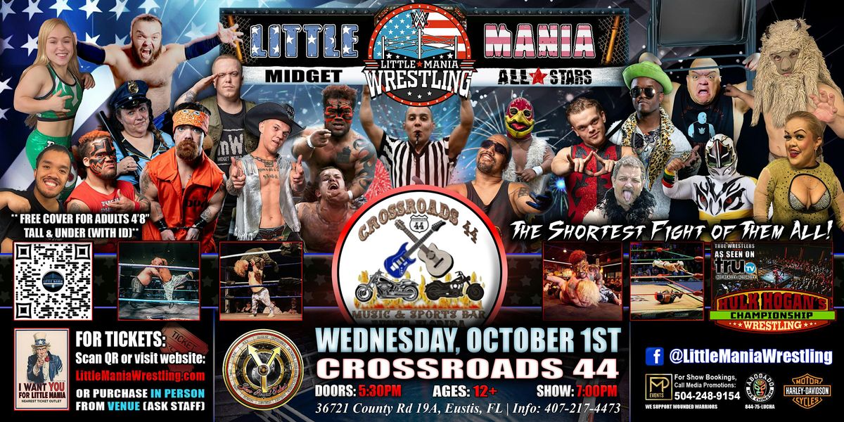 Eustis, FL - Little Mania Midget Wrestling @Crossroads 44