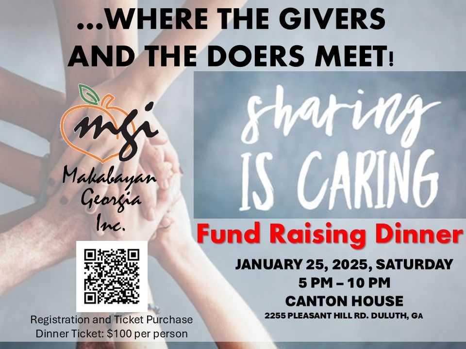 SHARING IS CARING FUNDRAISING DINNER