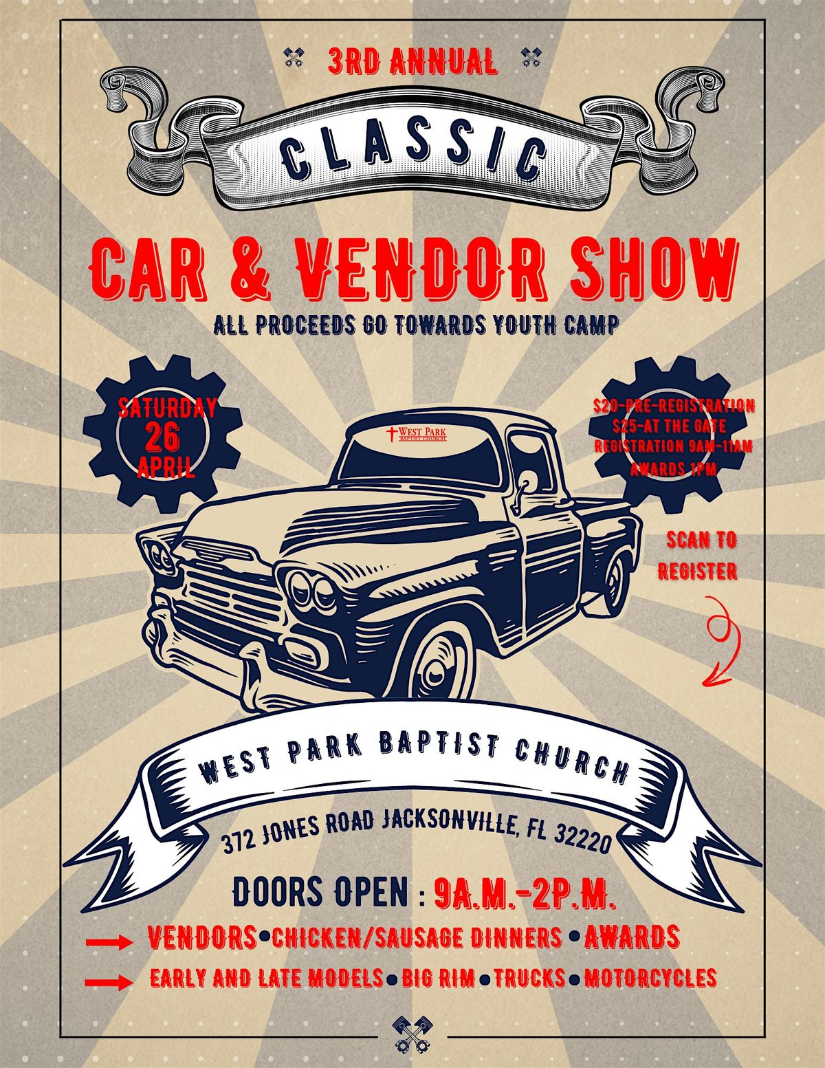 3rd Annual Car and Vendor Show