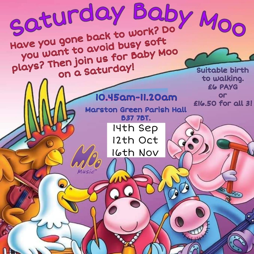 Saturday Baby Moo Music \ud83d\udc2e \ud83d\udc76 