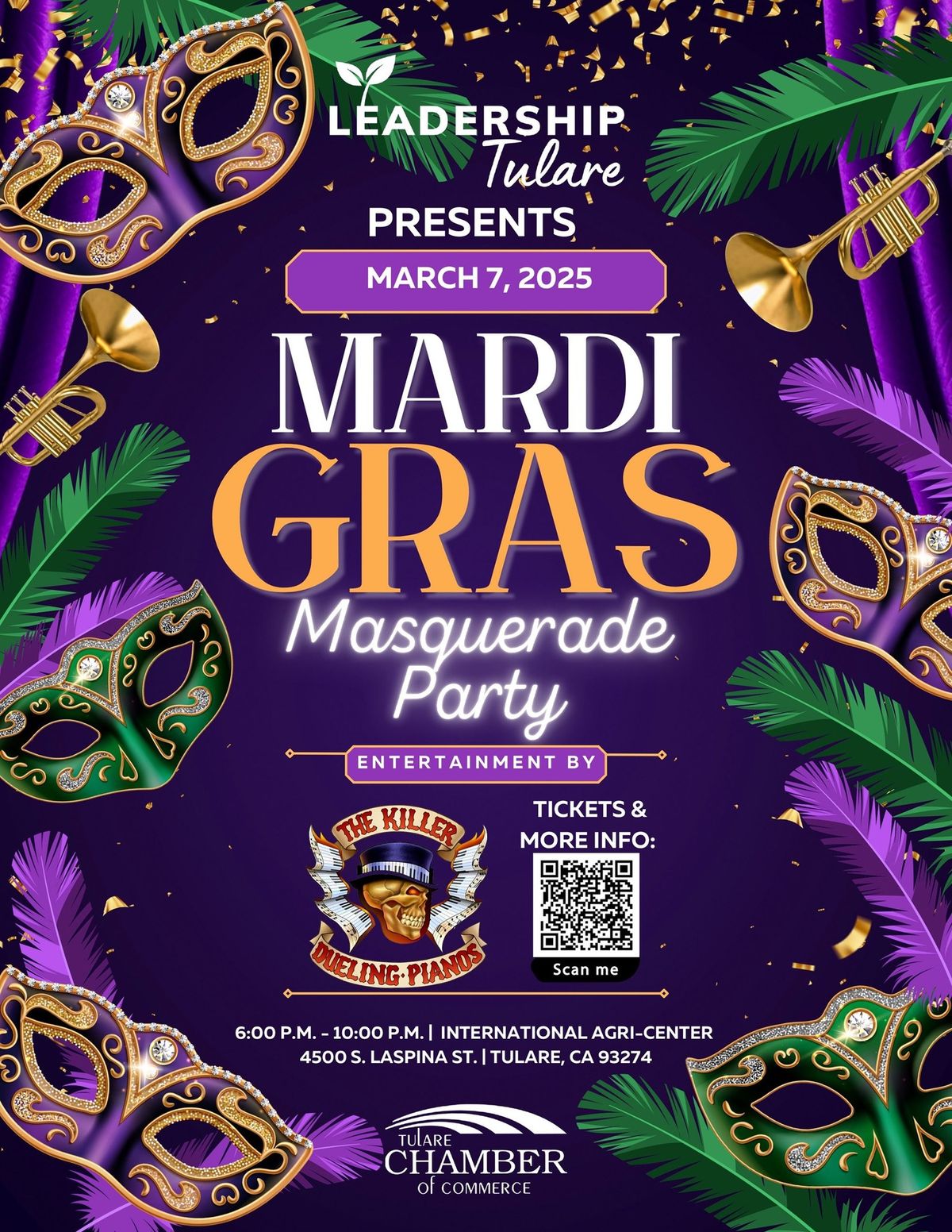 Mardi Gras Masquerade Party