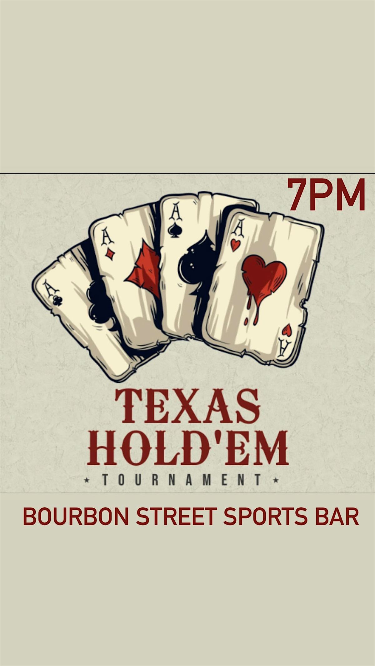 Friday Night Poker @ Bourbon Street Sports Bar