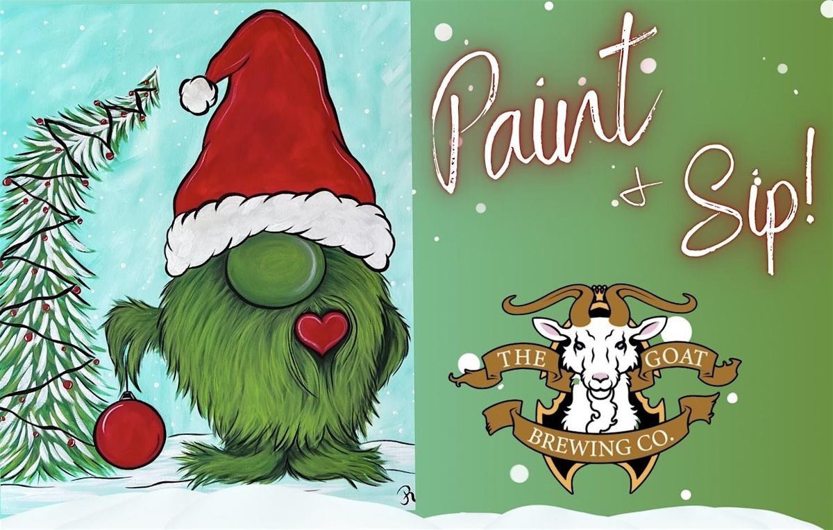 Christmas Paint and Sip at The Goat Brewing Co!