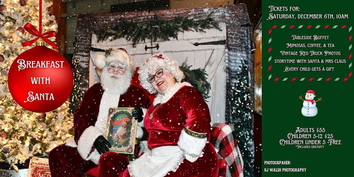 Breakfast with Santa December 6th