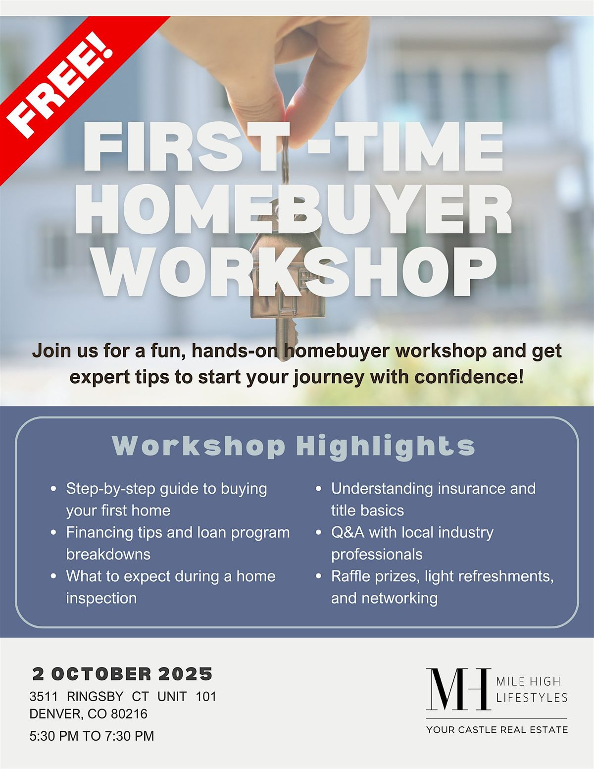 First -Time Homebuyer Workshop