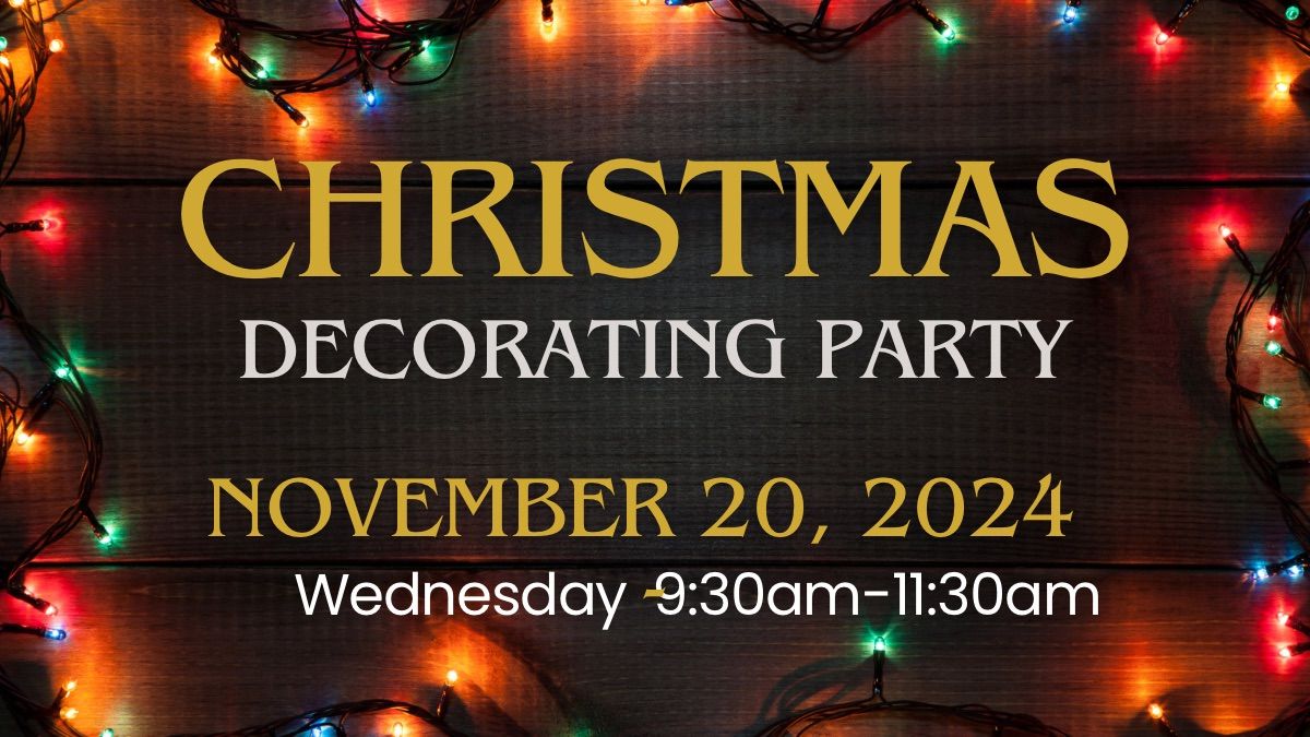 Christmas Decorating Party