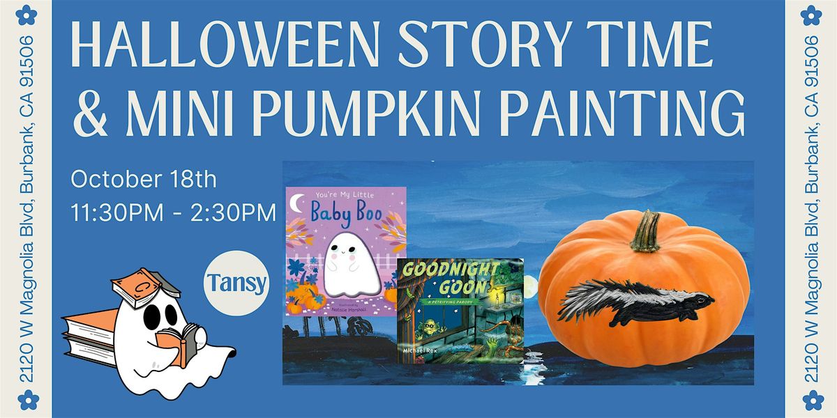 Halloween Story Time & Mini Pumpkin Painting