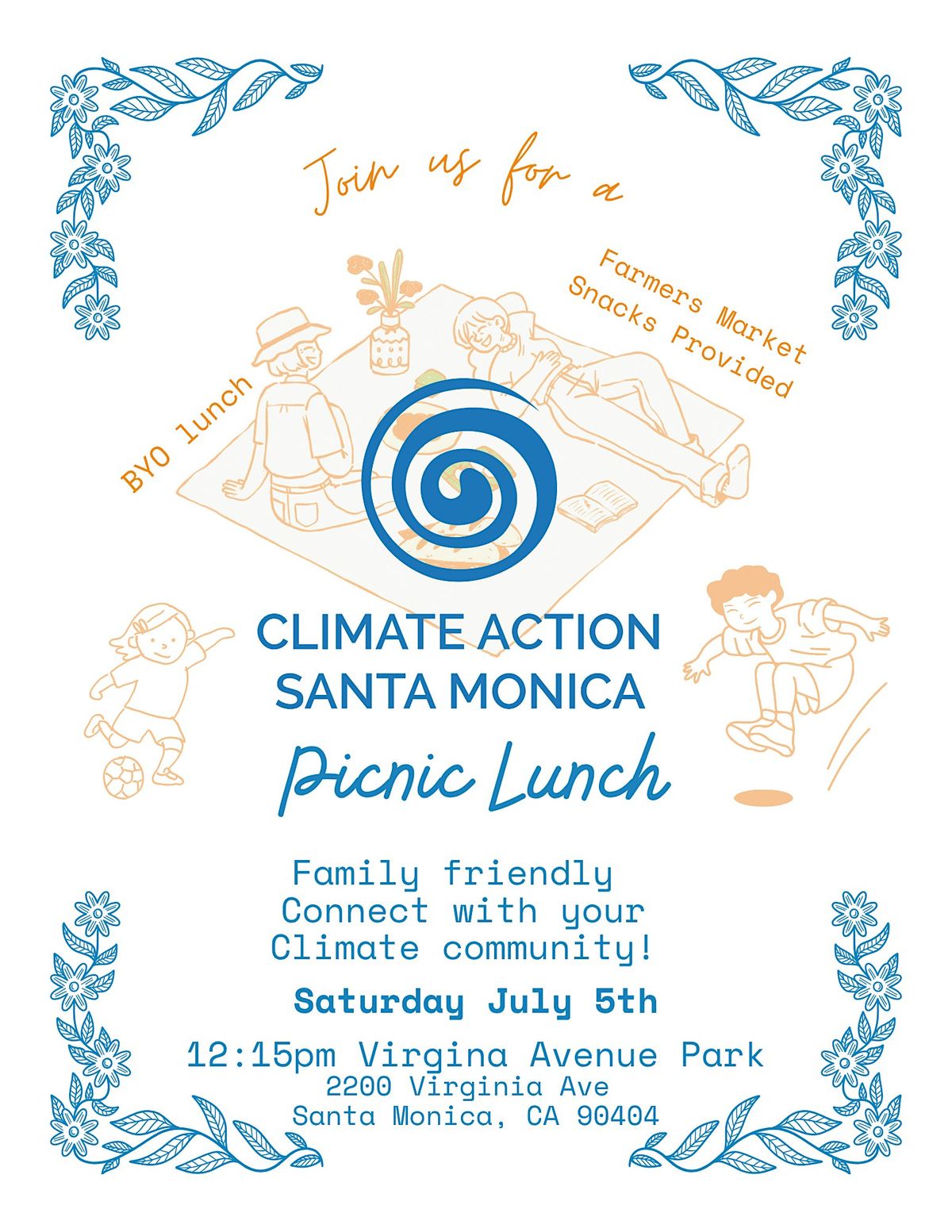 CASM Monthly Picnic Lunch, Virginia Avenue Park, Santa Monica, 9 August ...