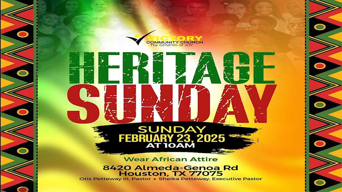 Heritage Sunday Worship