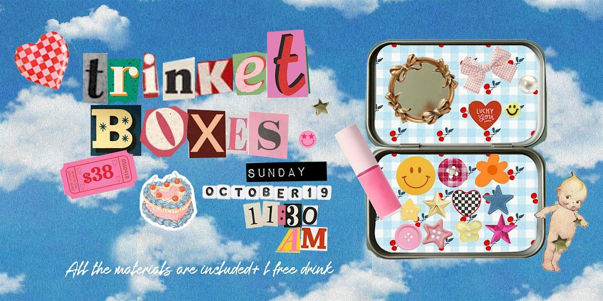 Tiny Treasures: Paint Your Trinket Box with Crafts & Friends \u2728
