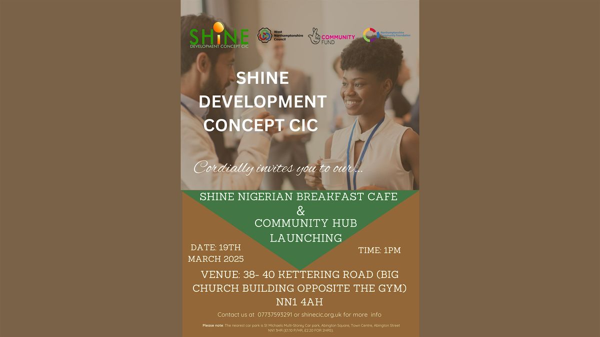 Shine Nigerian Breakfast Cafe & Community Hub Launching