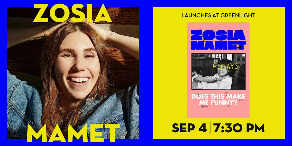 Book Event: Zosia Mamet
