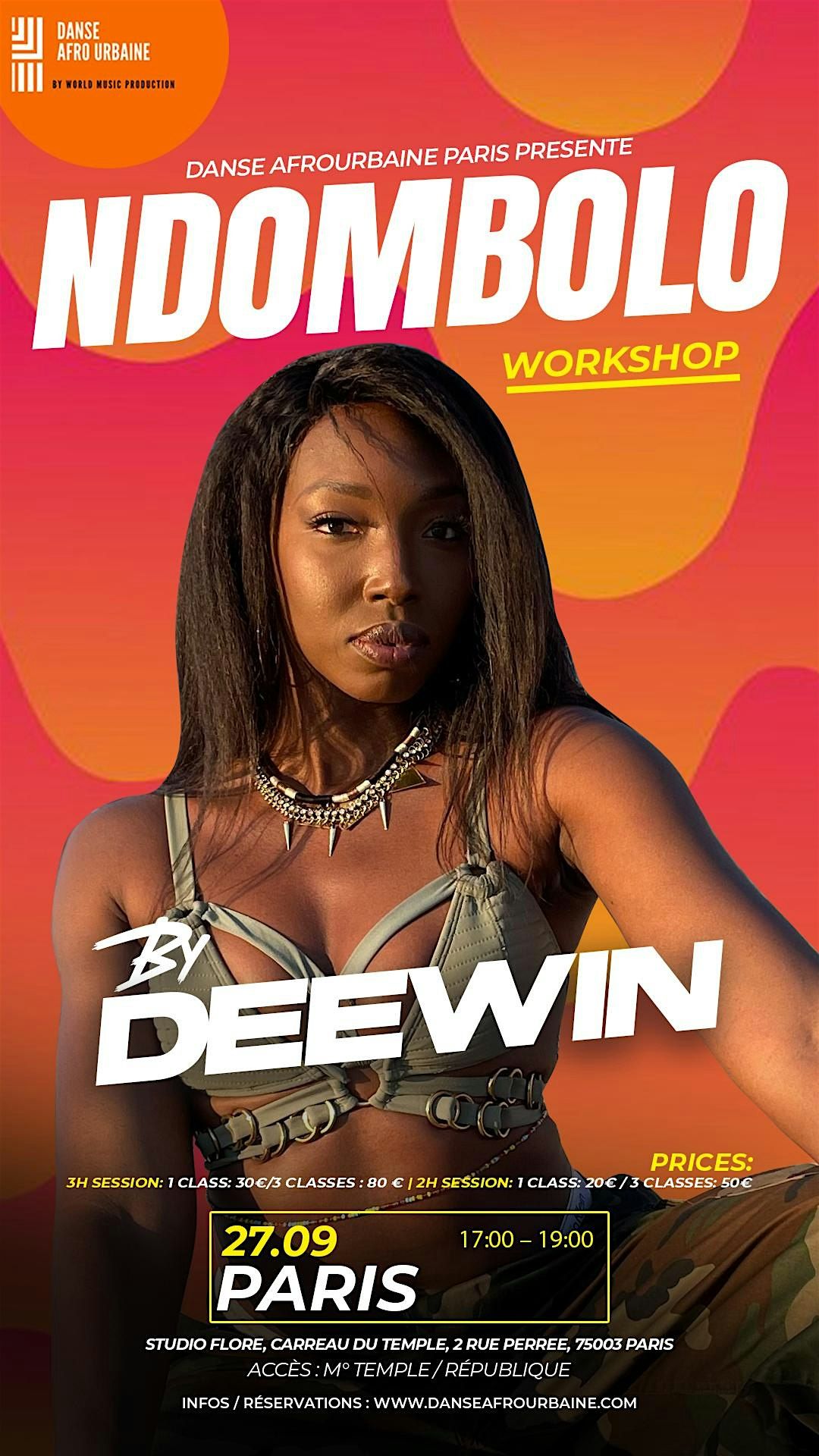 Stage de Nbombolo avec Deewin au Carreau du Temple