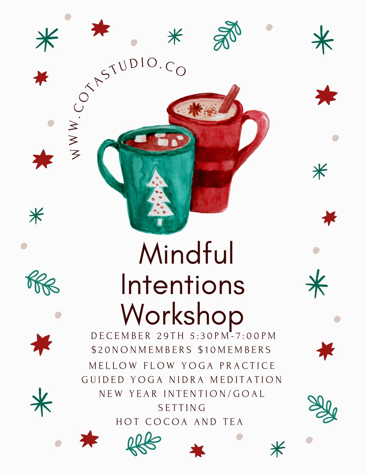 Mindful Intentions Workshop 