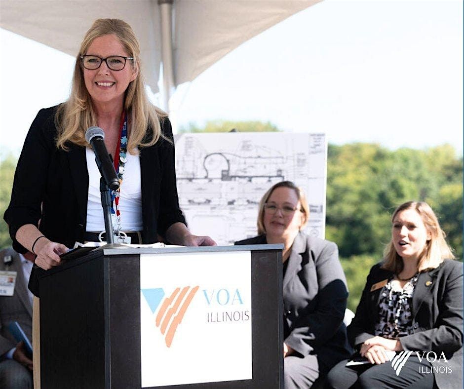 Nancy Hughes Moyer: President & CEO of Volunteers of America Illinois.