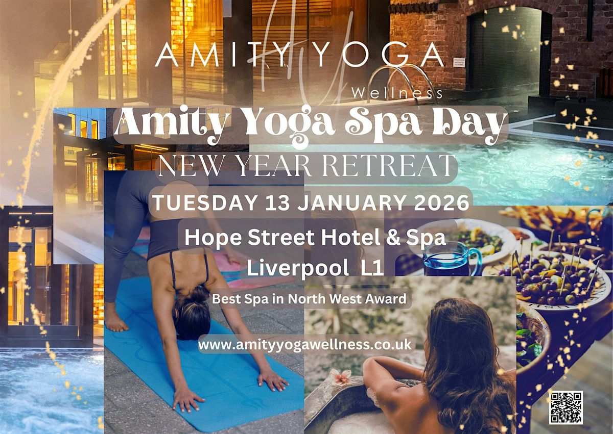Amity Yoga Spa Day New Year  Retreat at Hope Street Hotel & Spa Liverpool