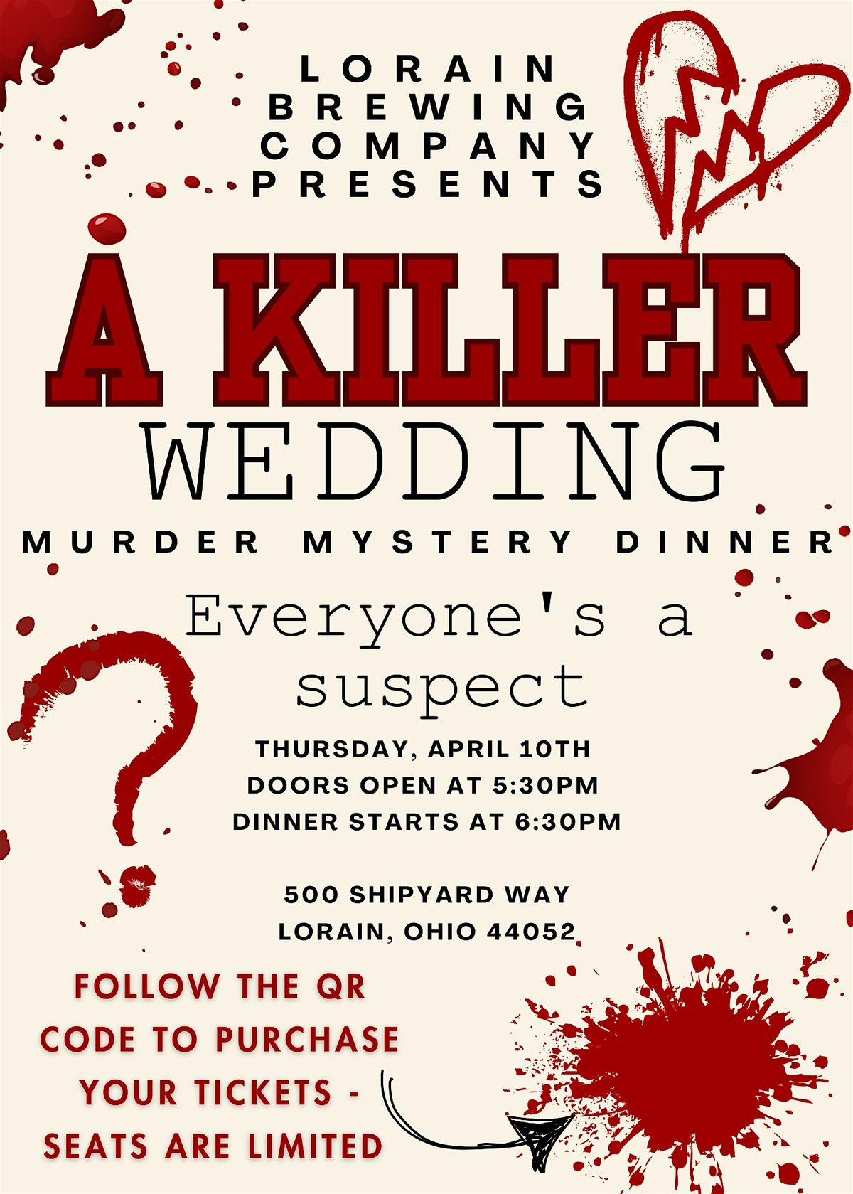 A Killer Wedding M**der Mystery Dinner