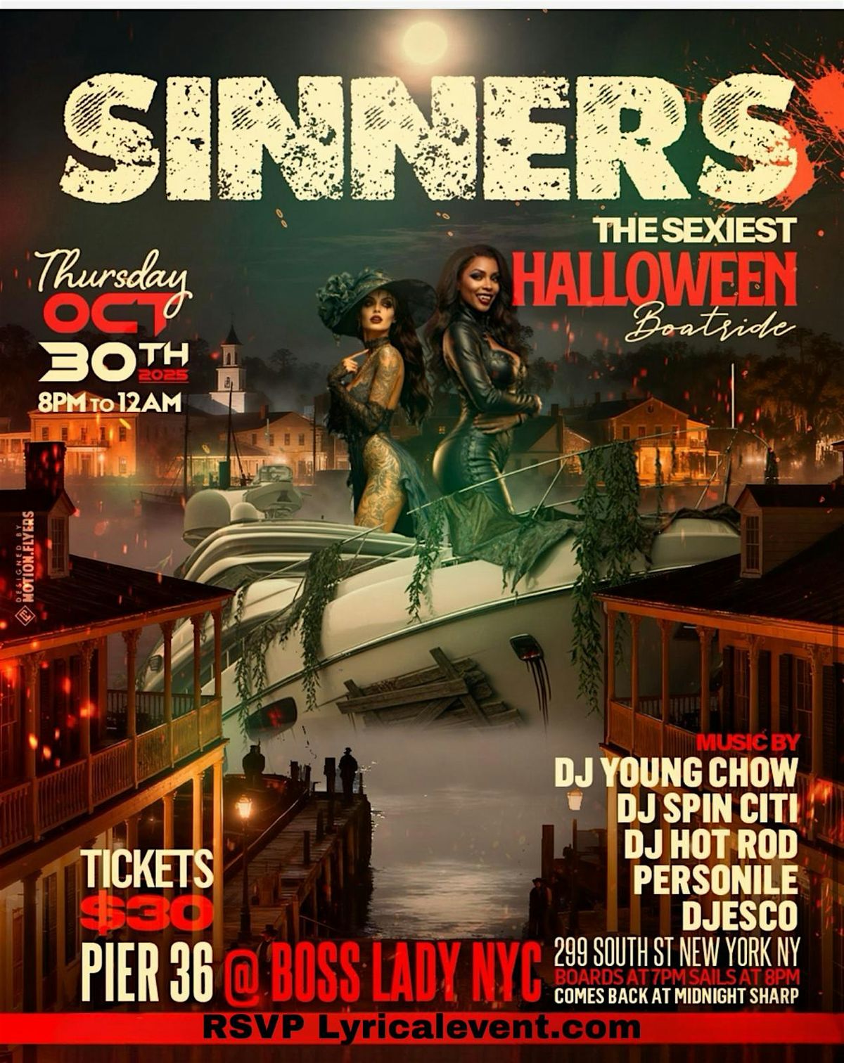 Sinners The Sexiest Halloween Boat Ride