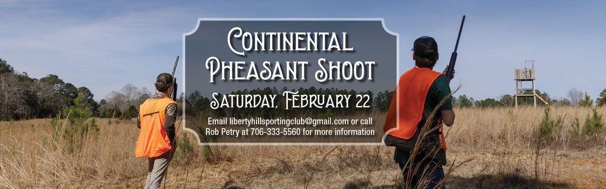 Continental Pheasant Shoot