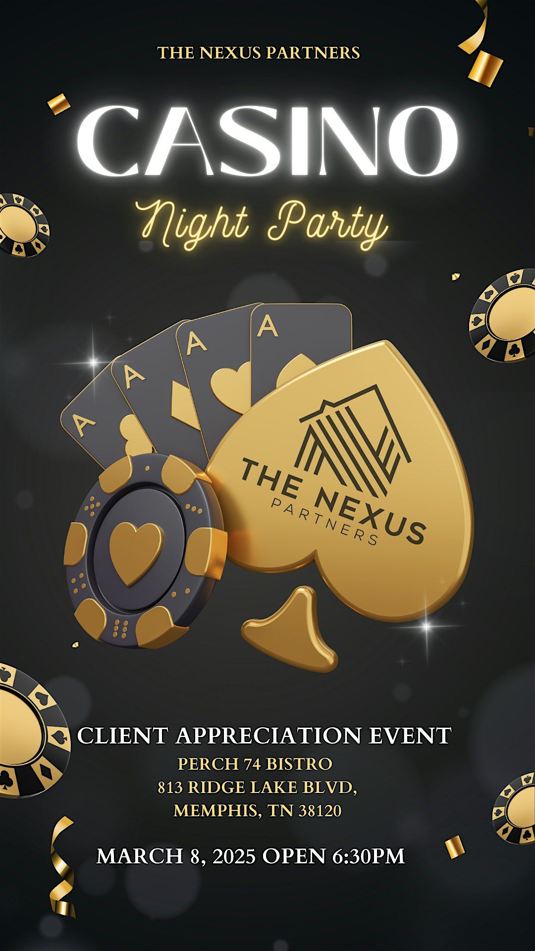 THE NEXUS PARTNERS CASINO NIGHT: CLIENT APPRECIATION EVENT