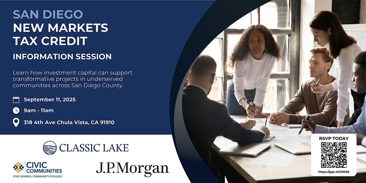 San Diego New Markets Tax Credit Information Session