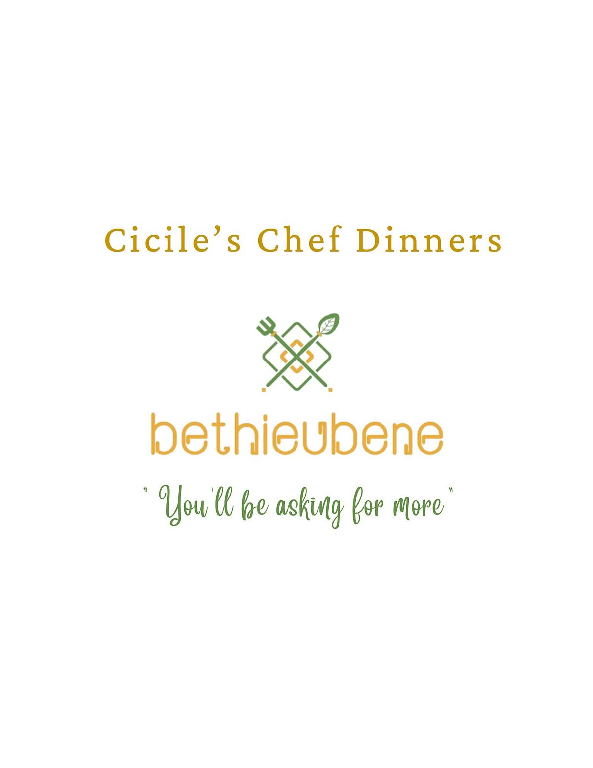 Cicile chef\u2019s Dinner