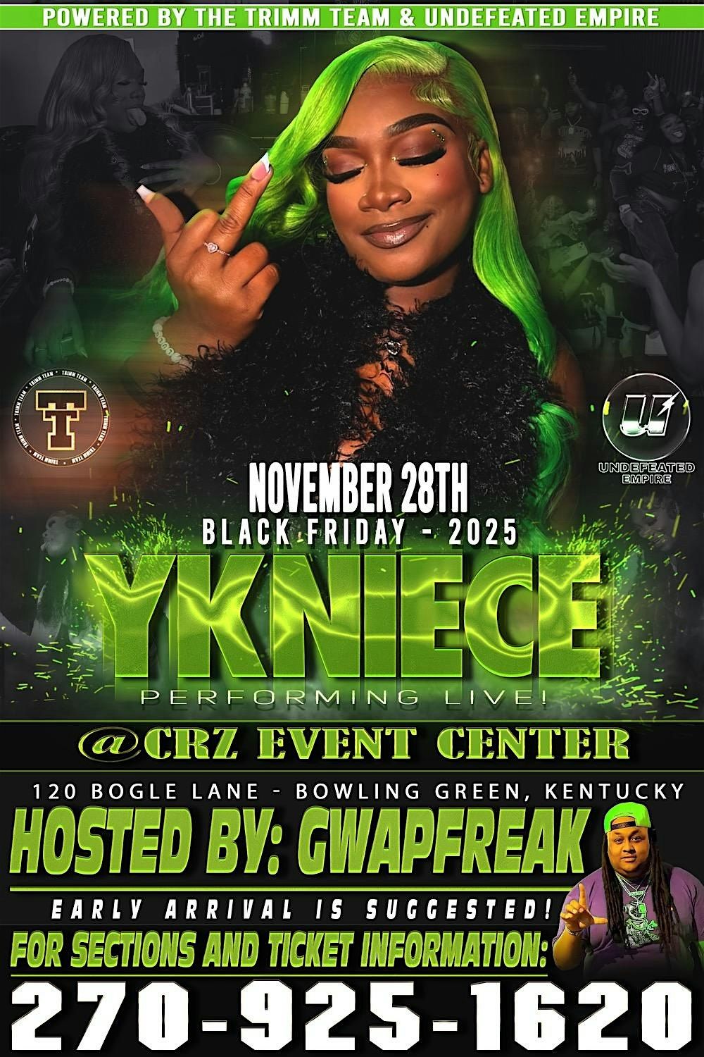 Black Friday 2k25 Bash YK Niece Performing Live