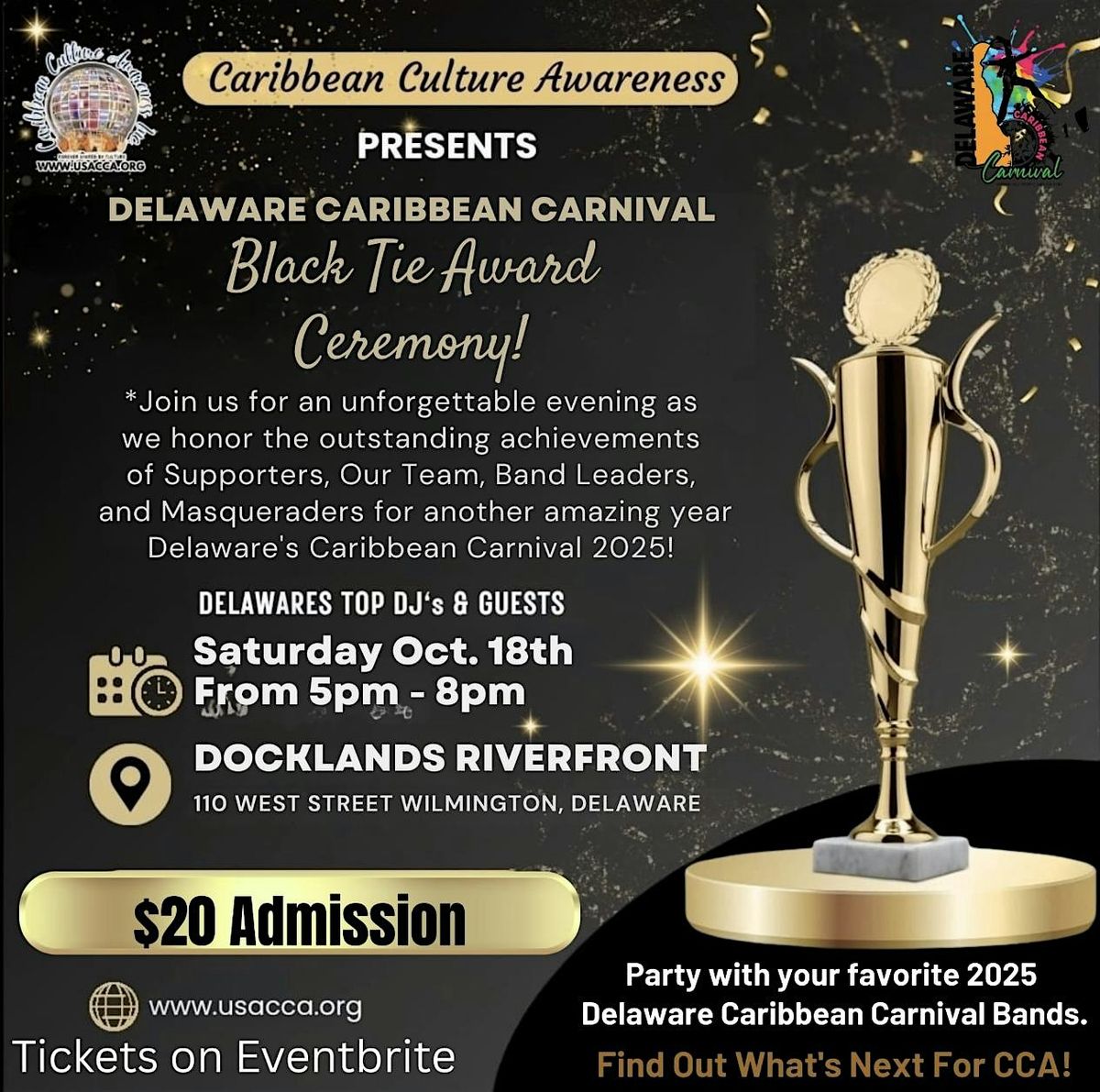 Caribbean Culture Awareness Black Tie Award Ceremony