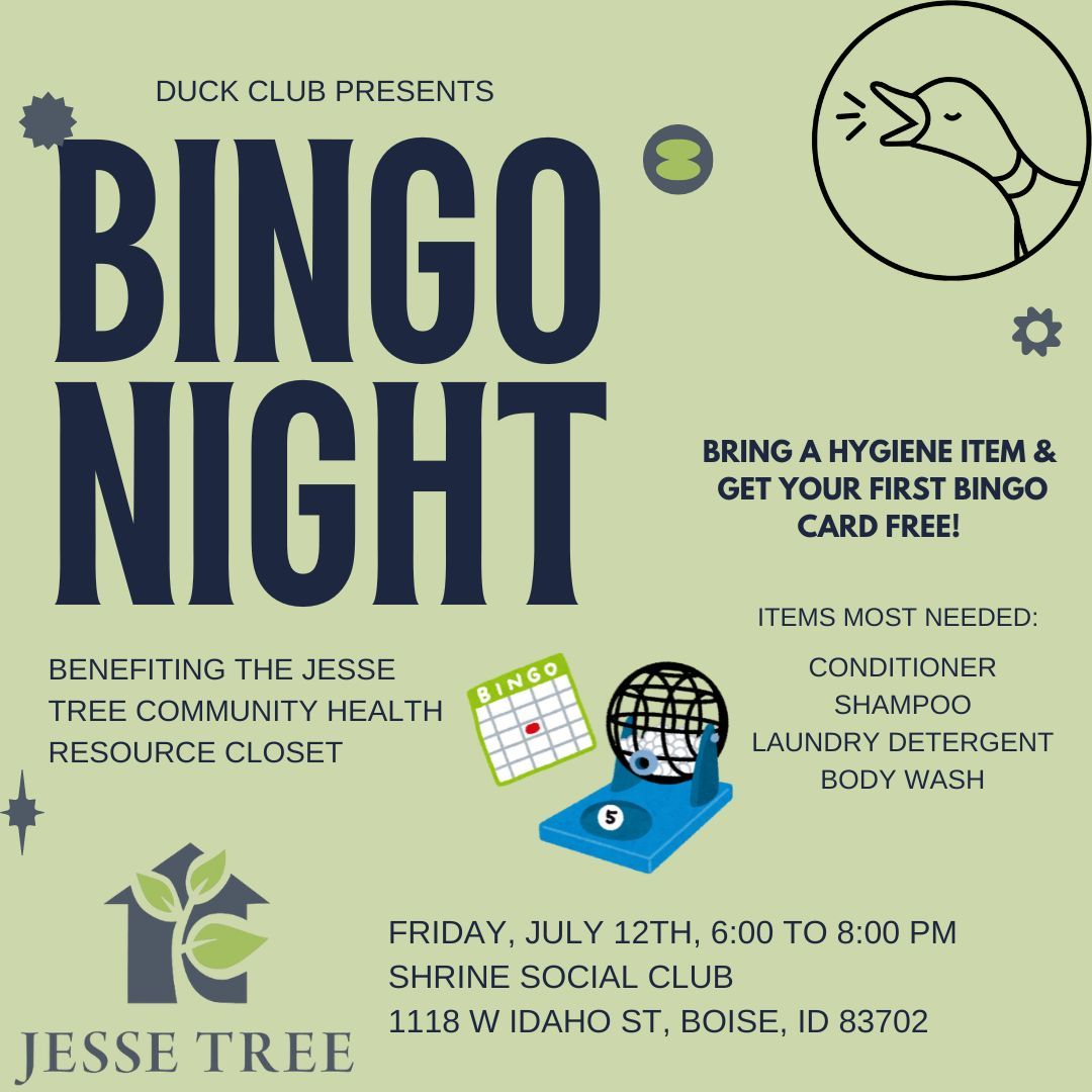 Jesse Tree Fundraiser - Bingo in the Basement!