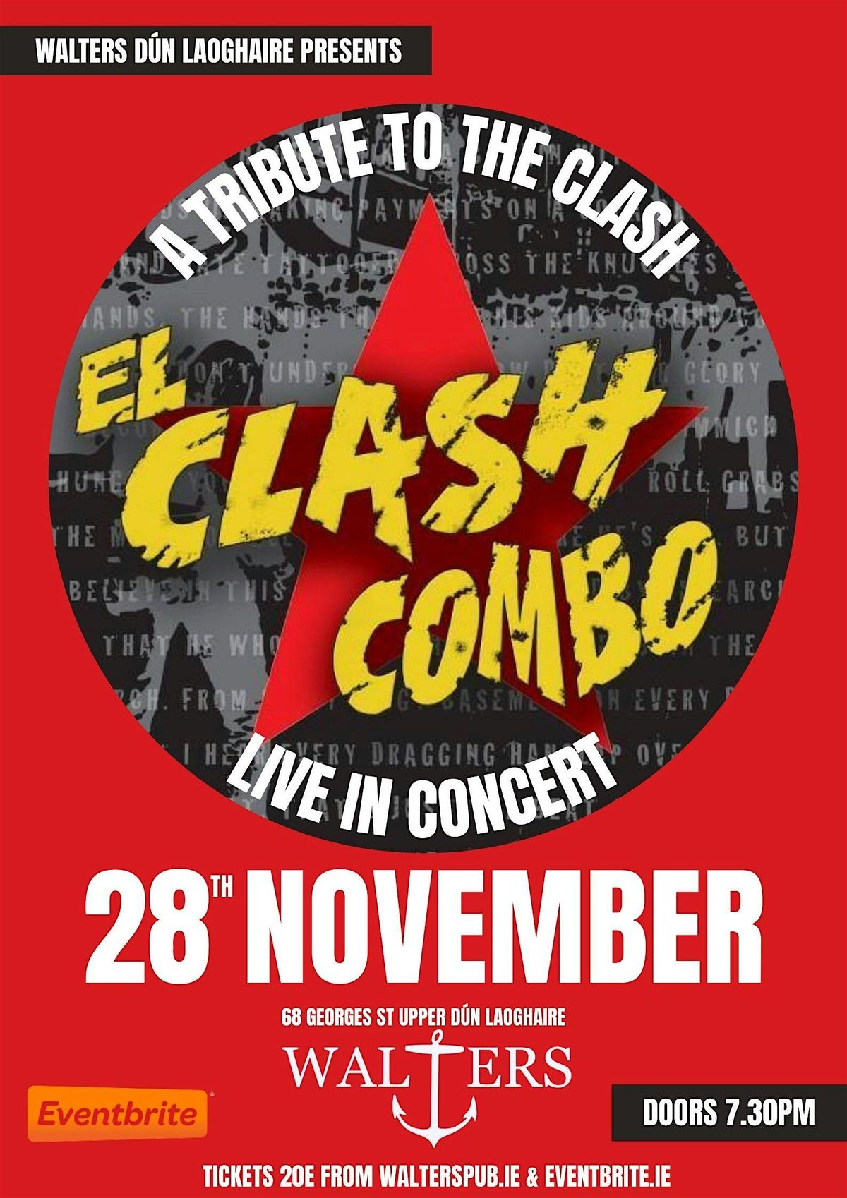 El Clash Combo - A Tribute To The Clash - Live at Walters D\u00fan Laoghaire