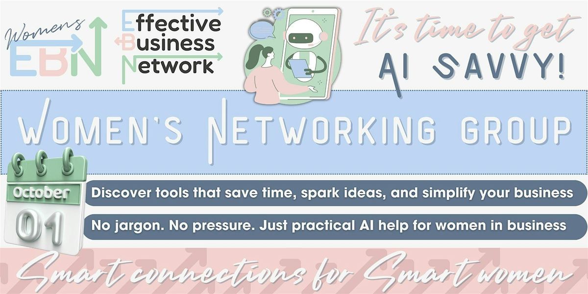 Networking event for women with a focus on using AI tools in business