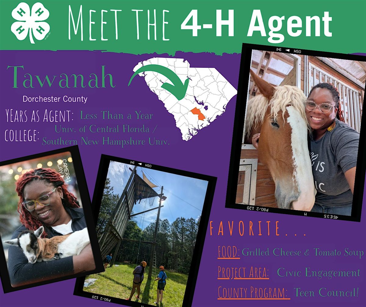 Dorchester County 4-H DD2 "Meet the Agent!"