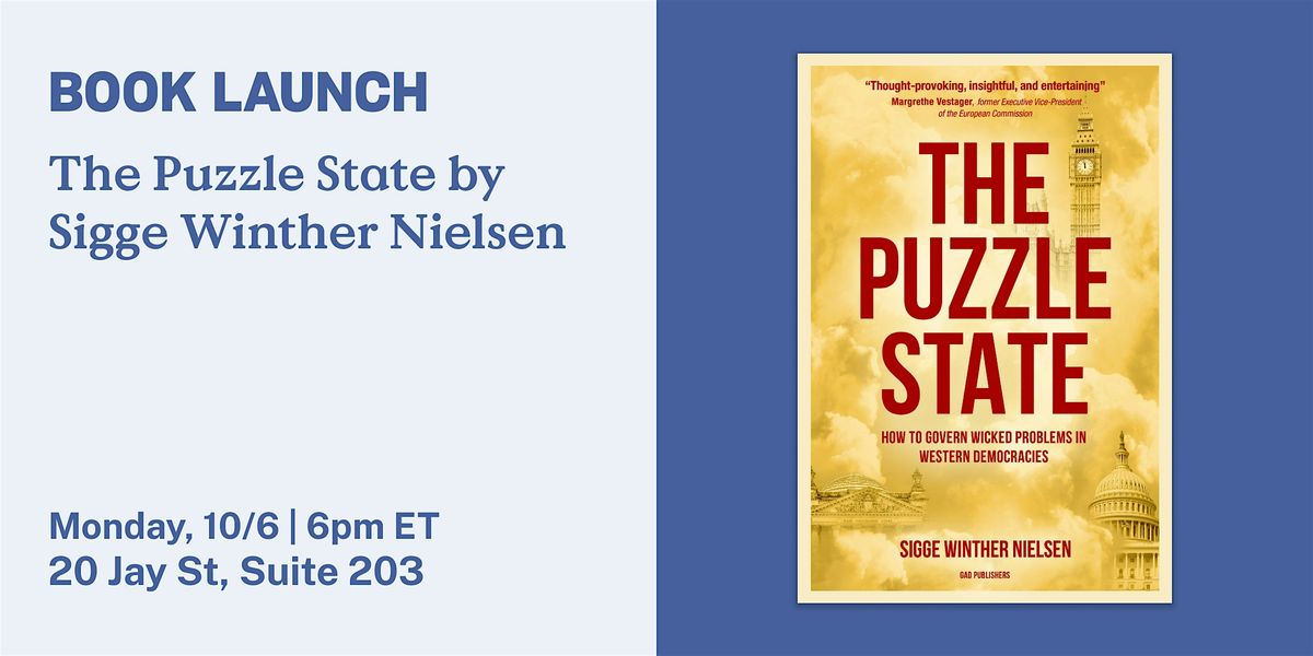PPL x The Puzzle State: Book Launch with Sigge Winther Nielsen