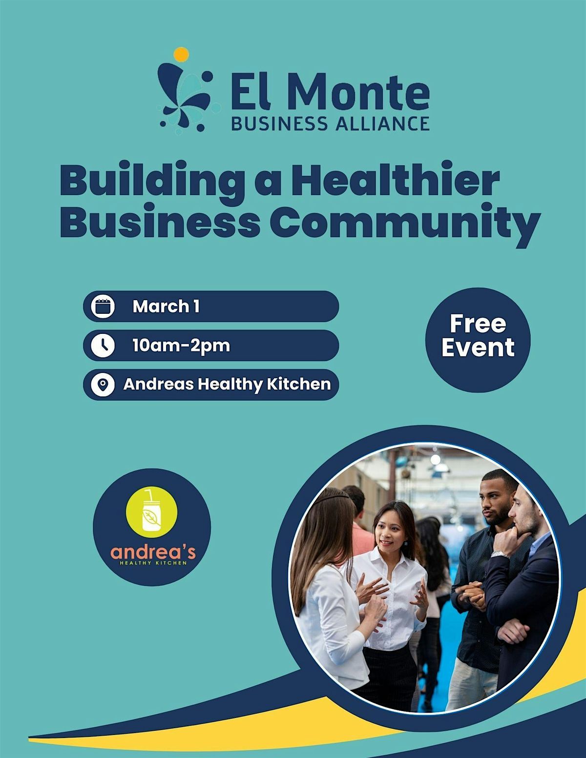 Join us! Nourish & Network Event: Building a Healthier Business Community