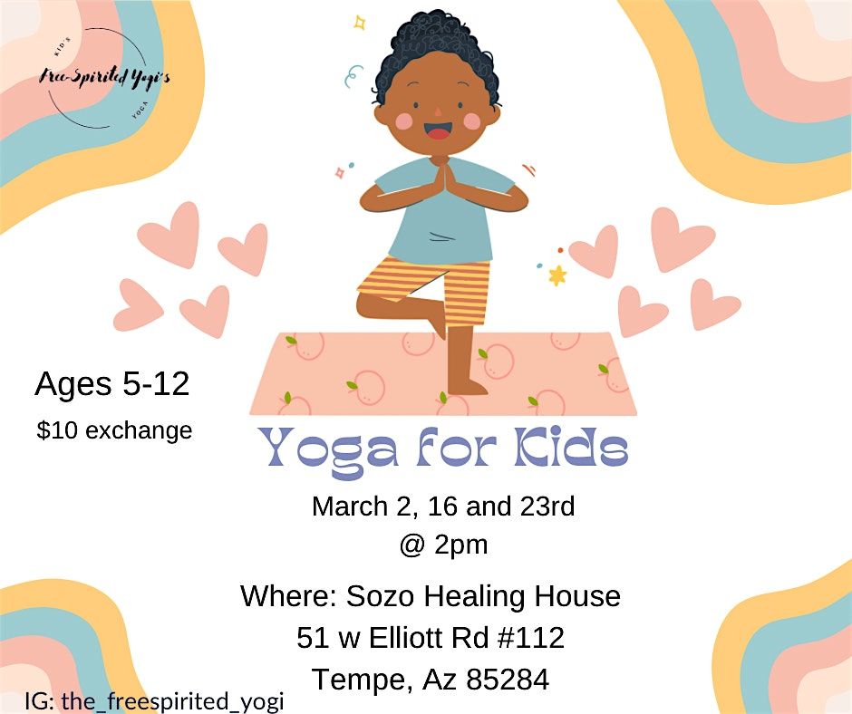 Spring Awakening Kids yoga ages 5-12