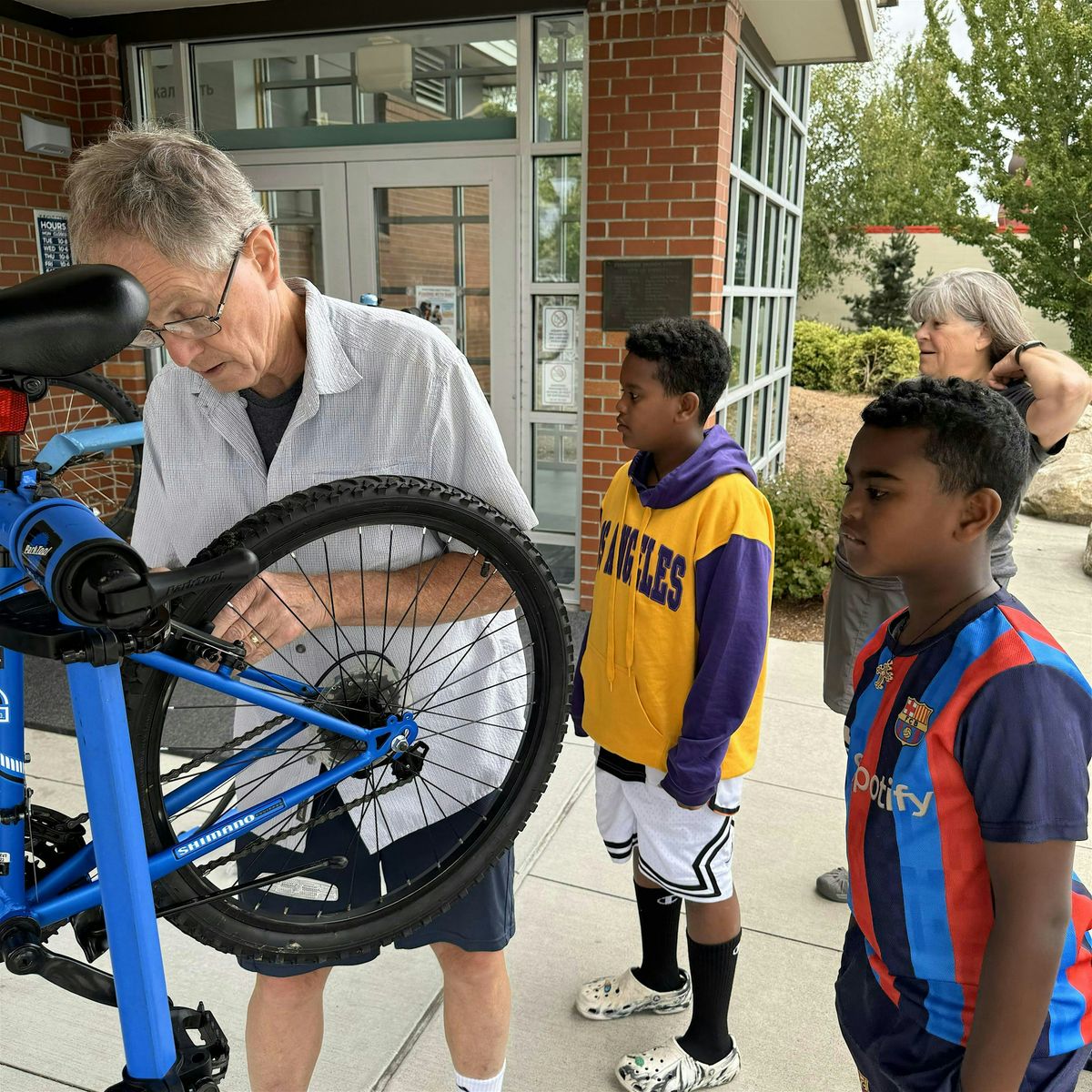 Mobile Bike Repair at Evergreen Library