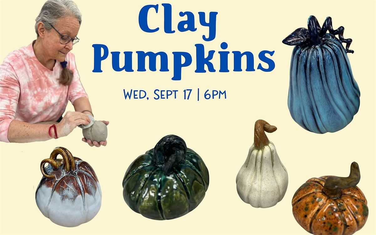 Clay Pumpkin Hand-Building
