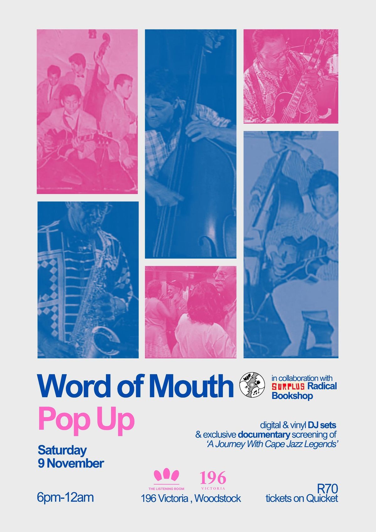 Word of Mouth Pop Up in Collaboration with Surplus Radical Bookshop