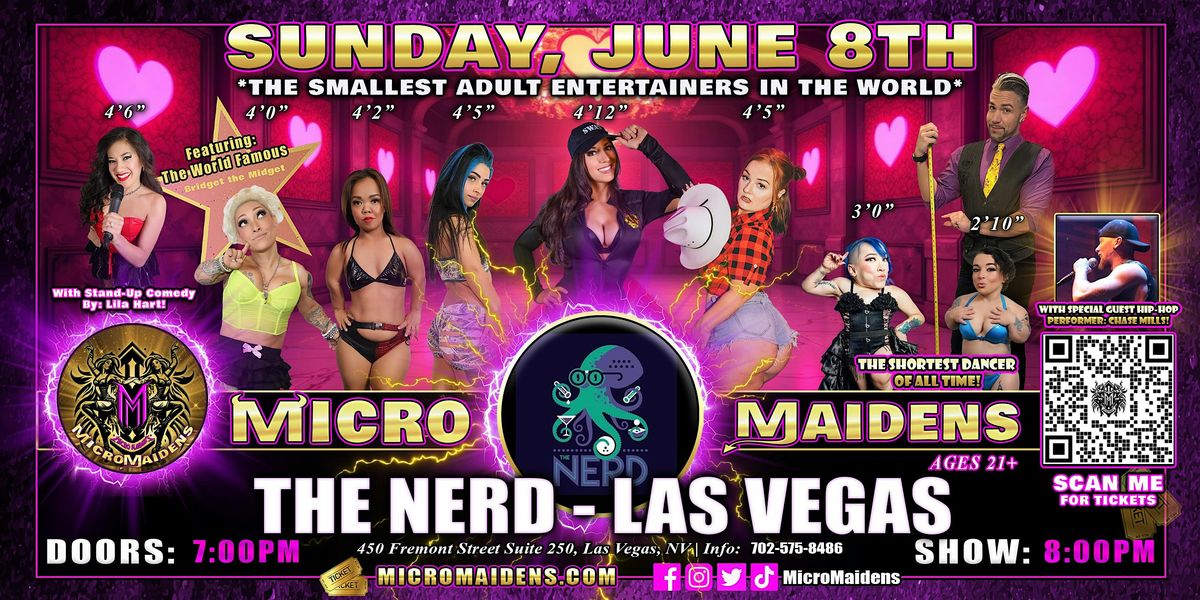 Las Vegas, NV - Micro Maidens Dwarf Dancers @ The Nerd