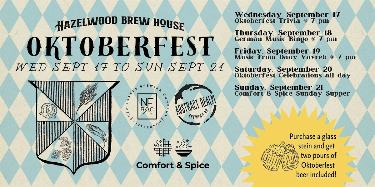 Hazelwood Brew House Oktoberfest Steins