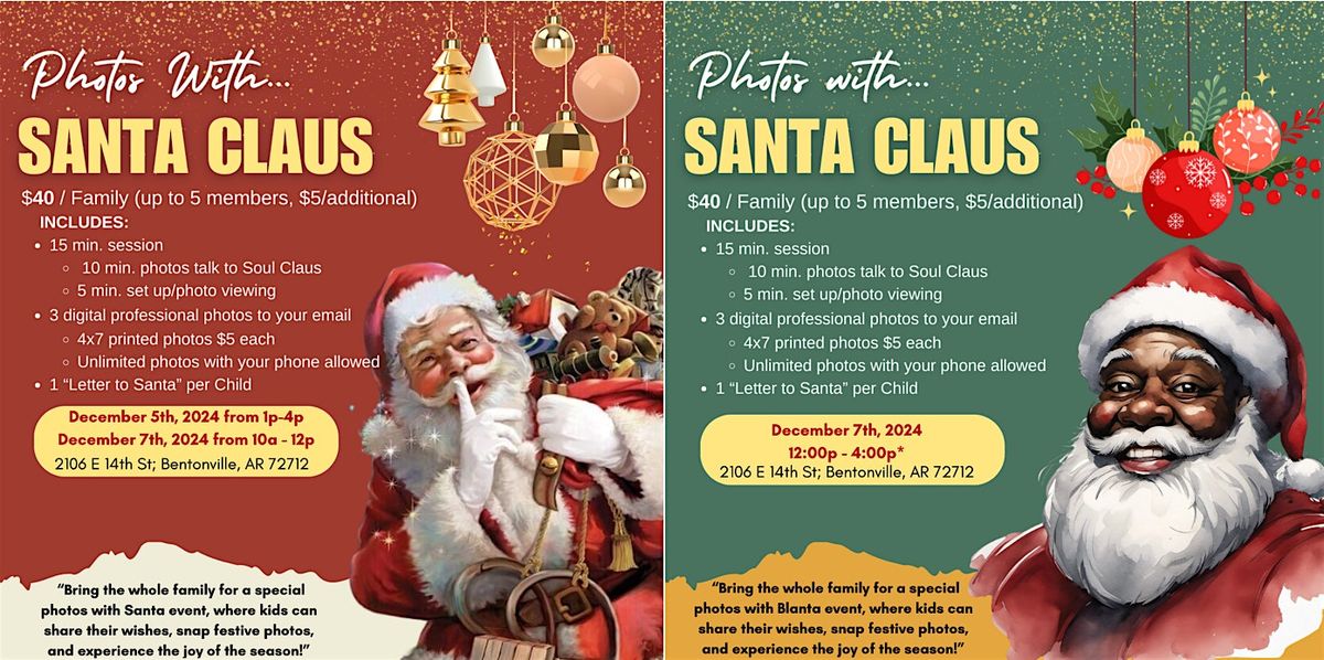 Photos with Santa at TNA Mobile Notary and Apostille Services!