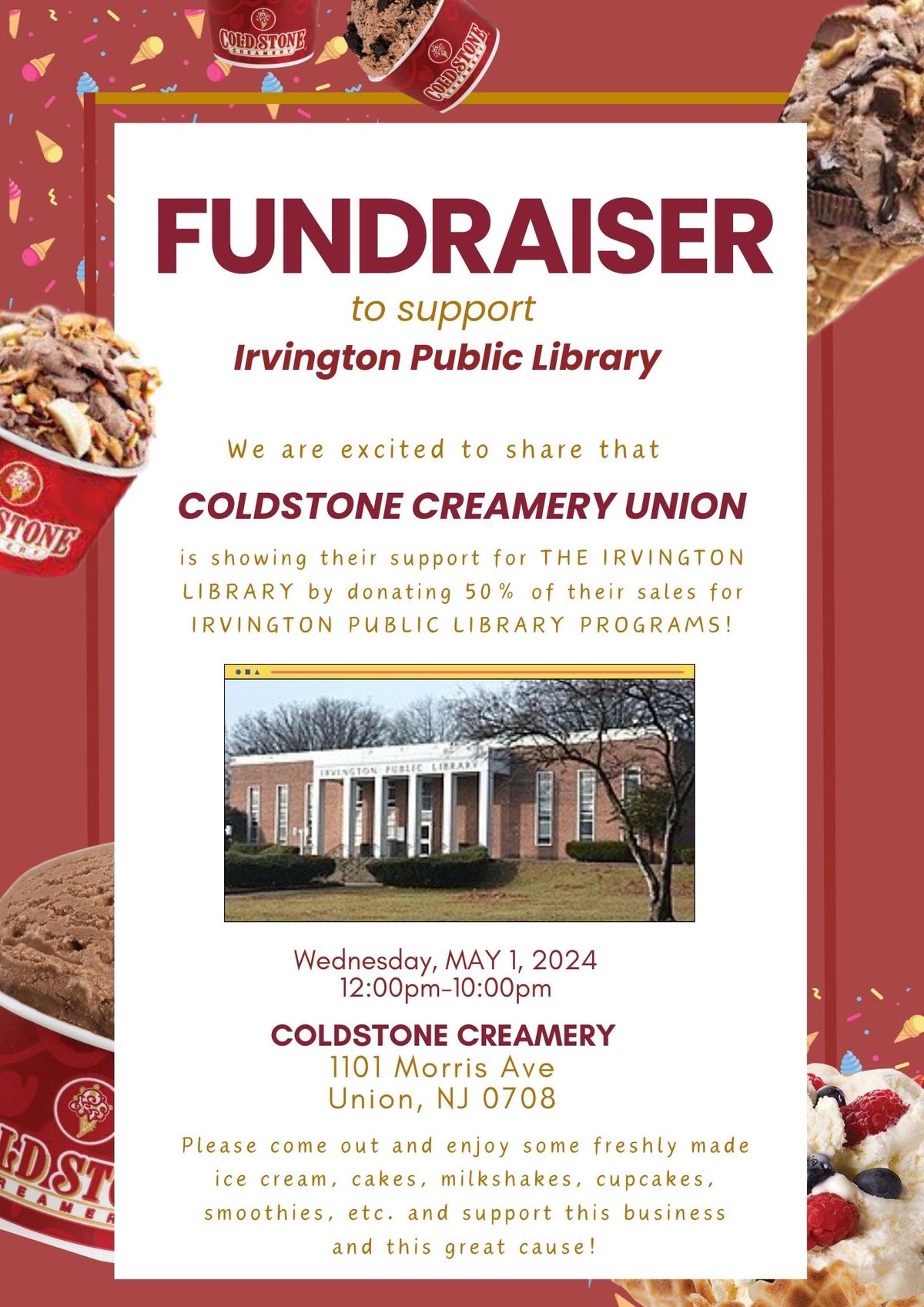 Coldstone Creamery Fundraiser