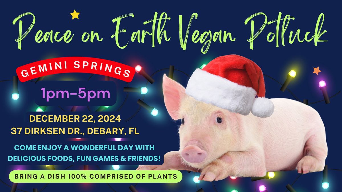 Peace on Earth Vegan Potluck