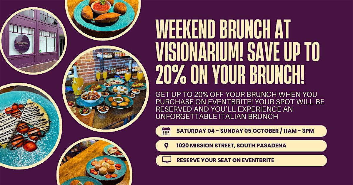 The Most Spectacular Italian Brunch in South Pasadena!